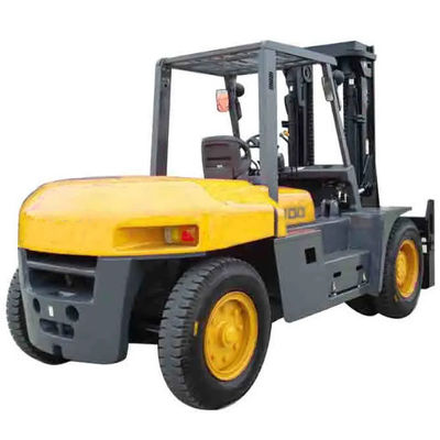 Solid Tires 10 Ton Diesel Forklift Truck with 1220mm Fork and Ce Approved Cpcd100 Fd100