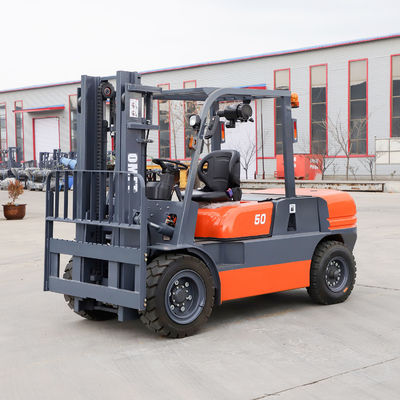 4.5ton Diesel Forklift Truck with Triplex Full Free Mast and Durable Mitsubishi Engine