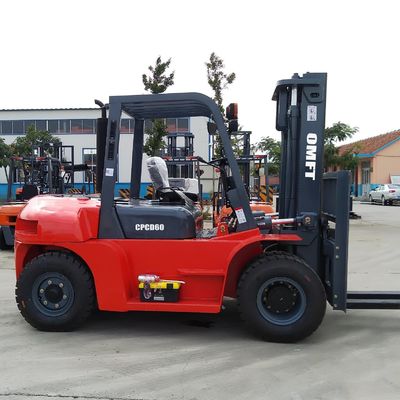 6 Ton Diesel Forklift with Automatic Transmission Standard Ce ISO SGS Manufactured