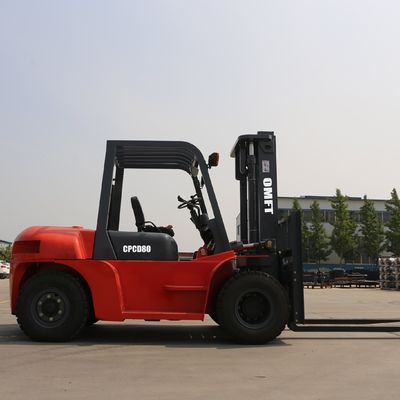 CPCD80 8ton Diesel Forklift Truck with Chinese or Japanese Engine Fork Width 3060mm