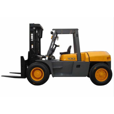 Steel Rubber 10ton Diesel Forklift with 3m/4.5m/6m Lifting Height and Solid Tires