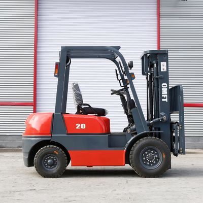 2010mm Min. Width Material Handling 2t 2ton 4-Wheel Diesel Forklift Truck with Ce ISO SGS