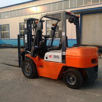 3.5 T Diesel Forklift Truck with 4m 4000mm Two Stage Mast Euro II/III/IV and Us EPA