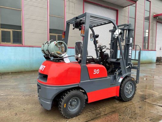 3 Ton 3t Counterbalanced Cushion Tire Gasoline and LPG Dual Fuel Forklift Truck Toyota 7 Model Ce ISO