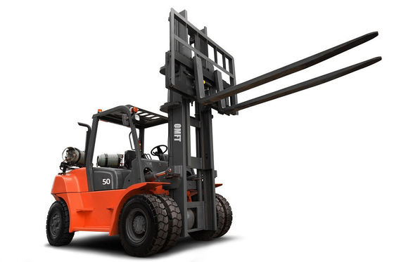 Tires Pneumatic or Solid 5ton LPG Forklift with Cabin GM4.3 Engine