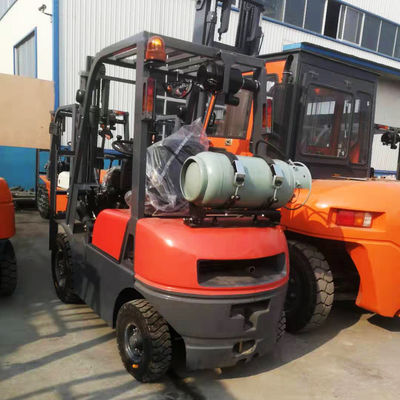 2t LPG/Gasoline Forklift with Side Shift Cabin Solid Tire at and Oversea Afterservice