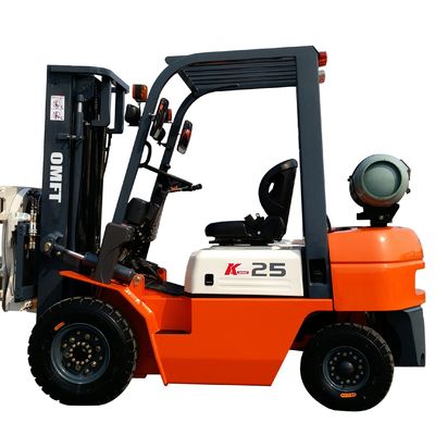 2ton 2.5ton 3ton 3.5ton 3m 4m 4.5m 5m 5.5m 6m 3stages Triple Container Mast Gas Gasoline LPG Forklift for Your