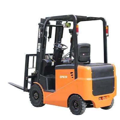 CPD20 Electric Forklift Truck with 3m Two Stage Full Free Mast Duplex Full Free Mast
