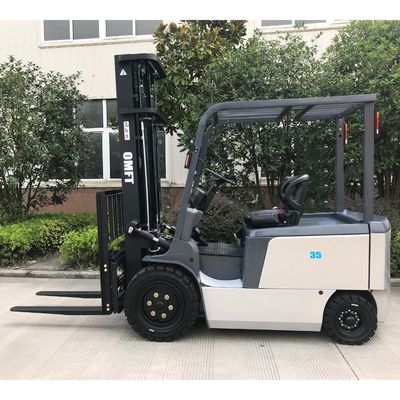 3500kgs Capacity 1070mm Fork Cold Storage Warehouse Electric Counter Balance Forklift