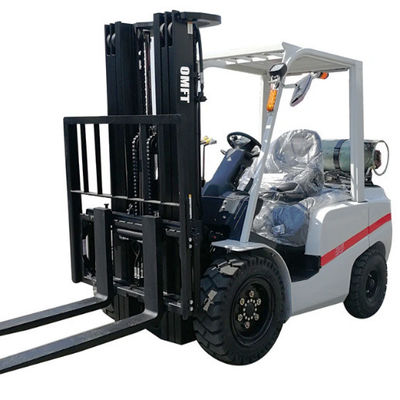 3.5ton 4-Wheel Gasoline LPG Hydraulic Lifter Truck Forklift with Pneumatic or Solid Tires
