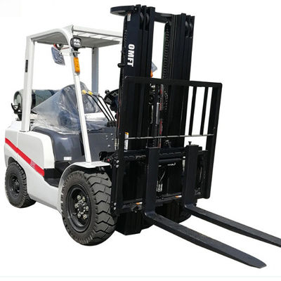 3.5ton 4-Wheel Gasoline LPG Hydraulic Lifter Truck Forklift with Pneumatic or Solid Tires