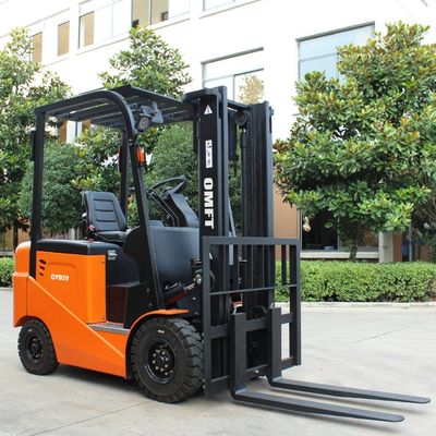 48V/450ah Battery CPD20 2ton Electric Forklift Truck with 4.5m Triplex Mast and Free Lift