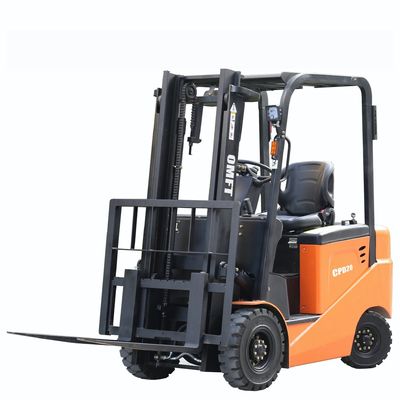 48V/450ah Battery CPD20 2ton Electric Forklift Truck with 4.5m Triplex Mast and Free Lift