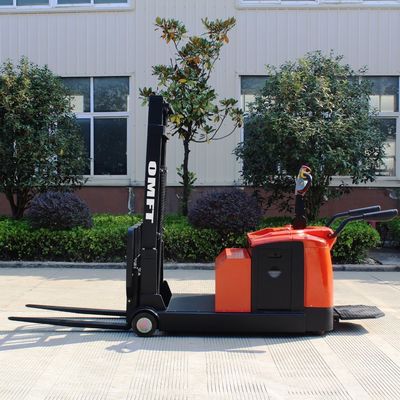 1.5 Ton 1500kg 1.5t Battery Stacker Pallet Truck with Steel PU Fork and 1.6m-5.5m Mast