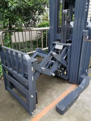 48V/420ah Battery Operated Telescopic Boom Lift Telehandler with Scissor Lifting Fork