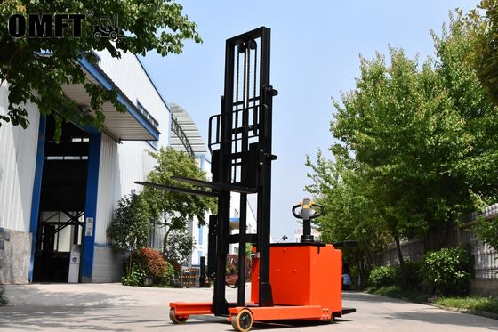 CQD 1-2 Ton Electric Reach Truck 24V with Safe Curve Control and Steel PU Material