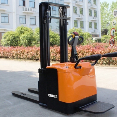2t Full Electric Pallet Stacker with Maintenance Free Battery and Ce ISO SGS Standard