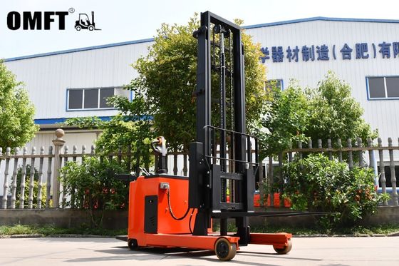 1500.000kg Package Gross Weight Electric Powered Reach Truck featuring Steel and PU