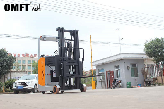 Not Adjustable Cab Location Steel and PU Reach Truck Stacker 2000kg for Industrial