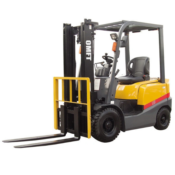 CE Approved CPCD15 FD15 1.5 Ton Diesel Forklift Truck with Steel and Rubber Materials