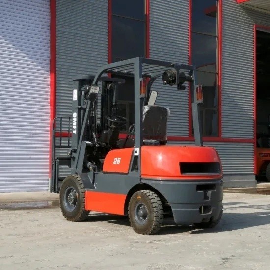 2 Ton Diesel Forklift with 3m 3.5m 4m 4.5m 5m 5.5m 6m 7m Mast and Tcm/Linde/Yale/Toyota/Crown/Hyster/Heli/Ep/Hangcha