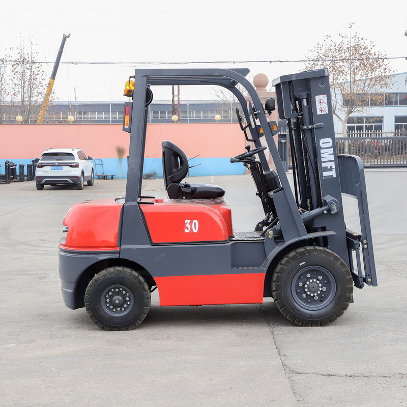 Ce ISO SGS Approved 3 Ton Diesel Forklift Truck with 5m 5000mm Triplex Full Free Mast