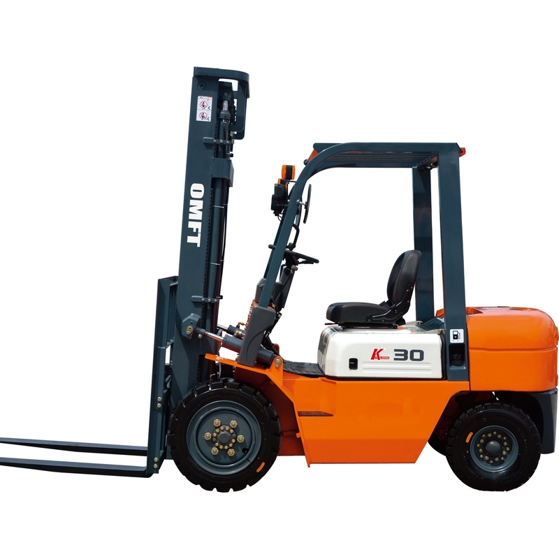 1070mm Fork 3 Ton Diesel Forklift Truck with 5.5m 5500mm Mast Triplex and Free Lift