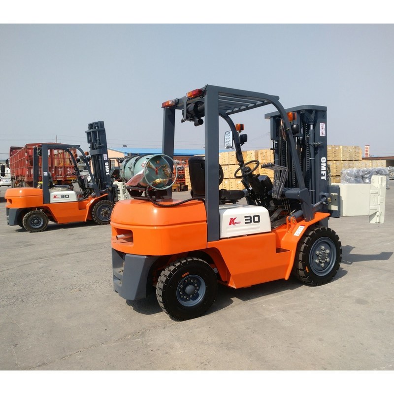 4280mm Right Angle Stacking 3ton LPG/Gas Forklift with Competitive from Omft