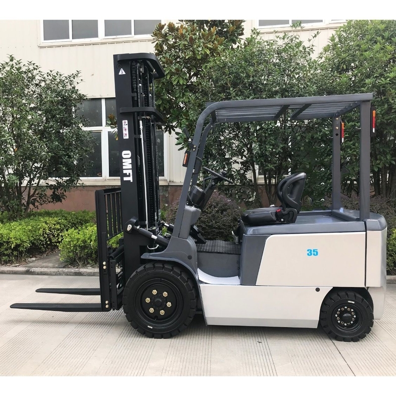 3.5ton 3.5t Battery Powered Counter Balance Electric Forklift with 72V/550ah Battery