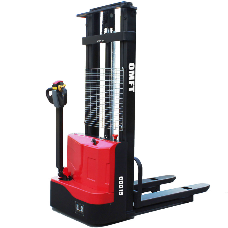 Electric Powered Pallet Stacker 1.5 Ton Full Electric for Cold Storage Warehouse