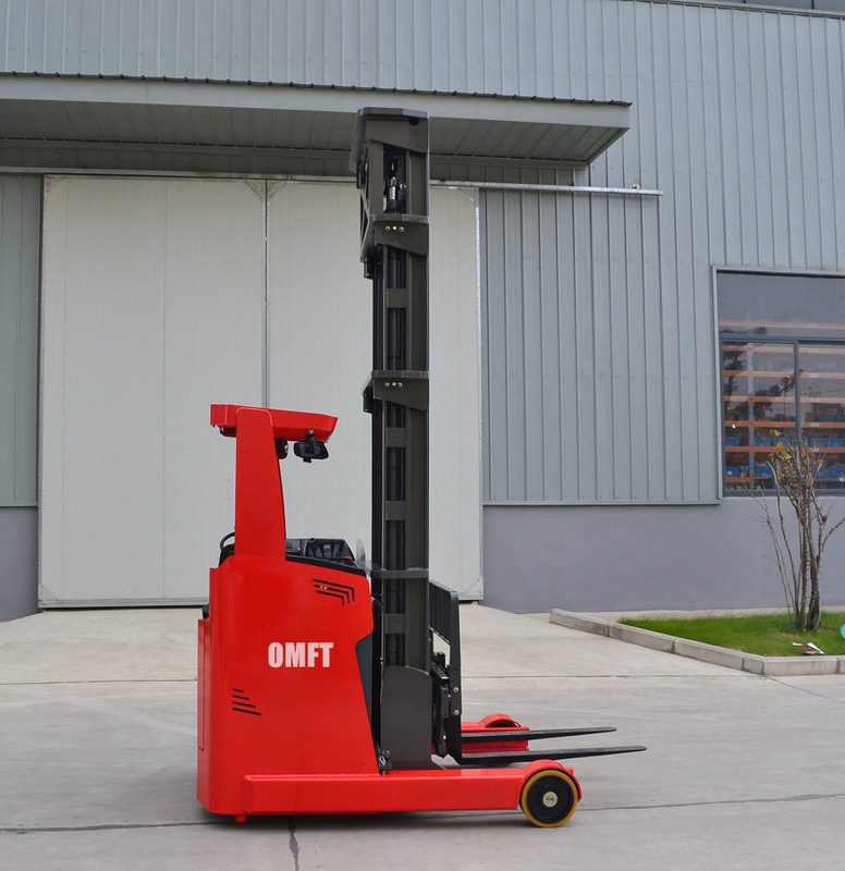 1070/100/40mm Fork 1600-2000kg 6000-12000mm 6m-12m Electric Reach Forklift Truck