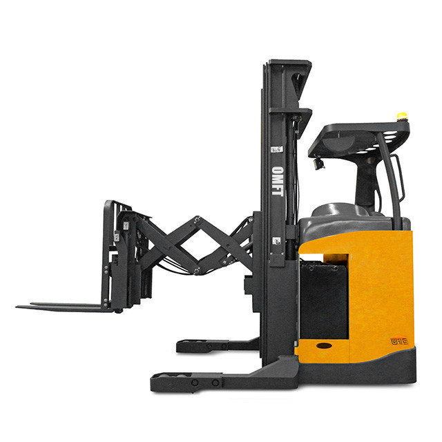 Electric Double Deep Reach Truck 1.5 Ton Capacity with Min. Turning Radius of 2070mm