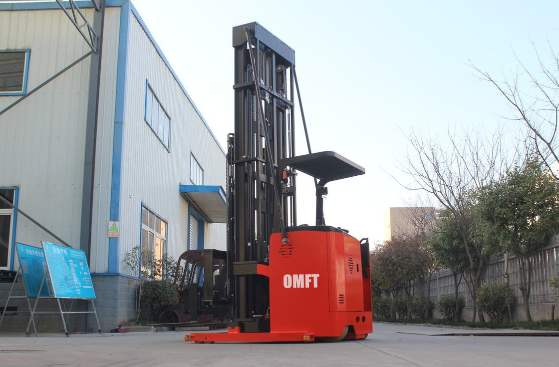 1.0t 1.5t 6m 7m 3way Battery Operated High Lift Electric Reach Truck for Timber Ce ISO SGS